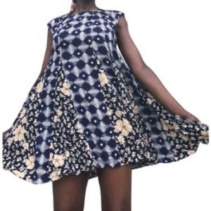 Anthropologie
Indigo Swing Tassel Tie Dress